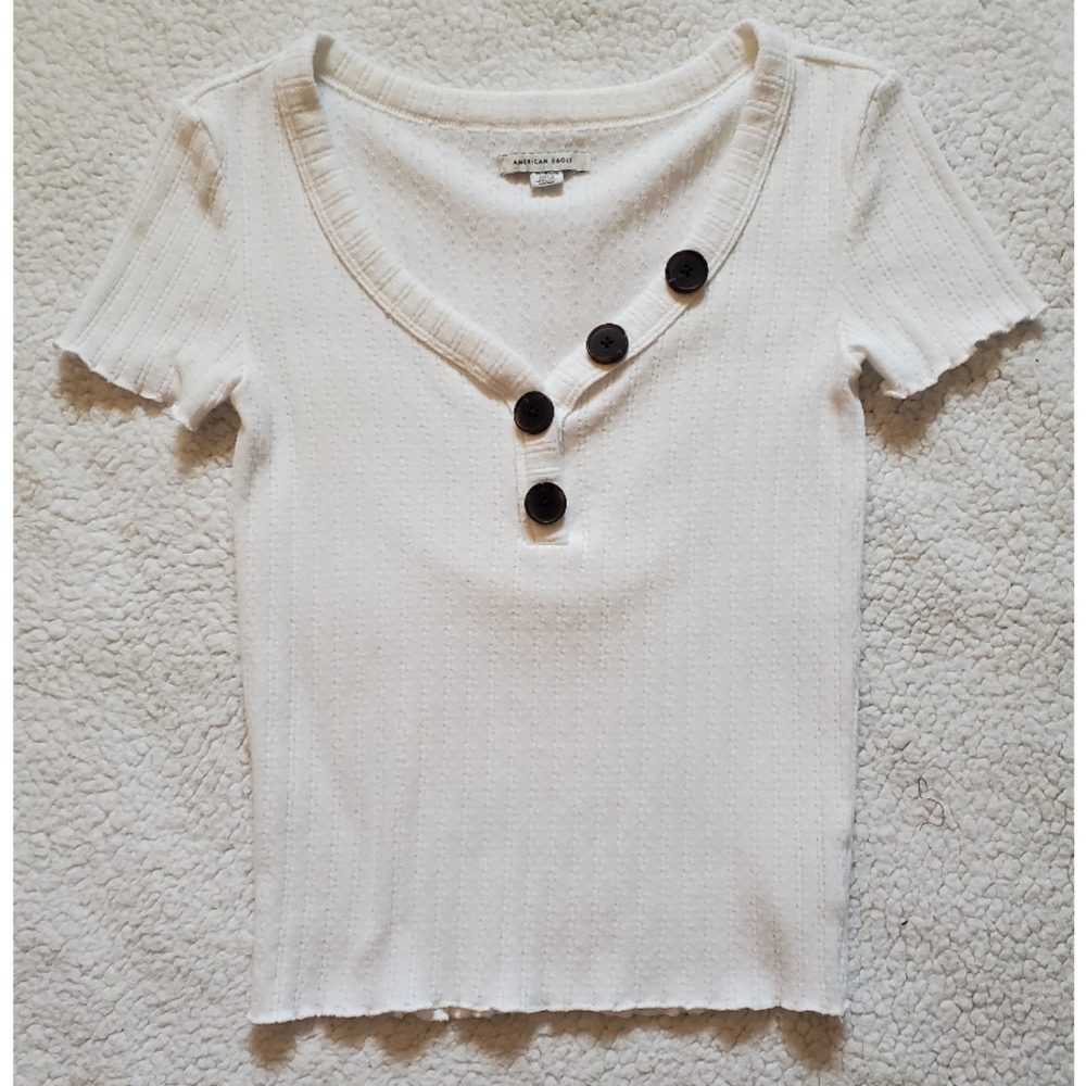 American Eagle Short Sleeve Sweater T-Shirt